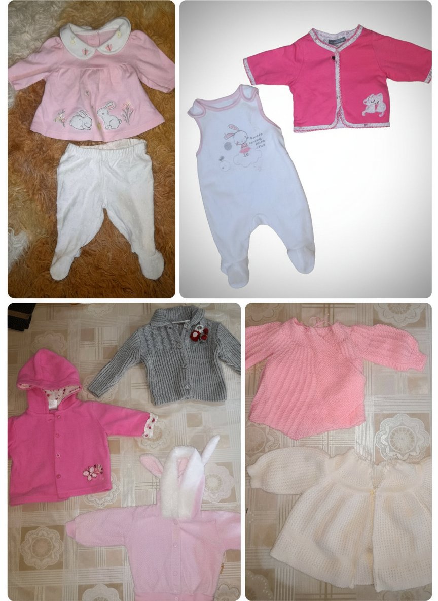 9 pièces bébé 0-3mois