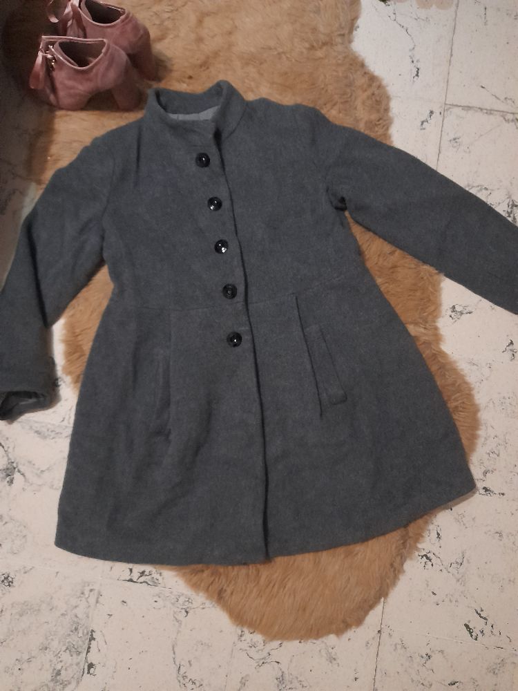 Manteau Gris laine 
