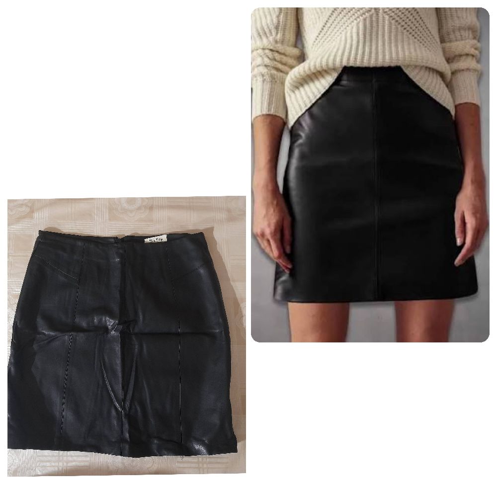 Jupe simili cuir