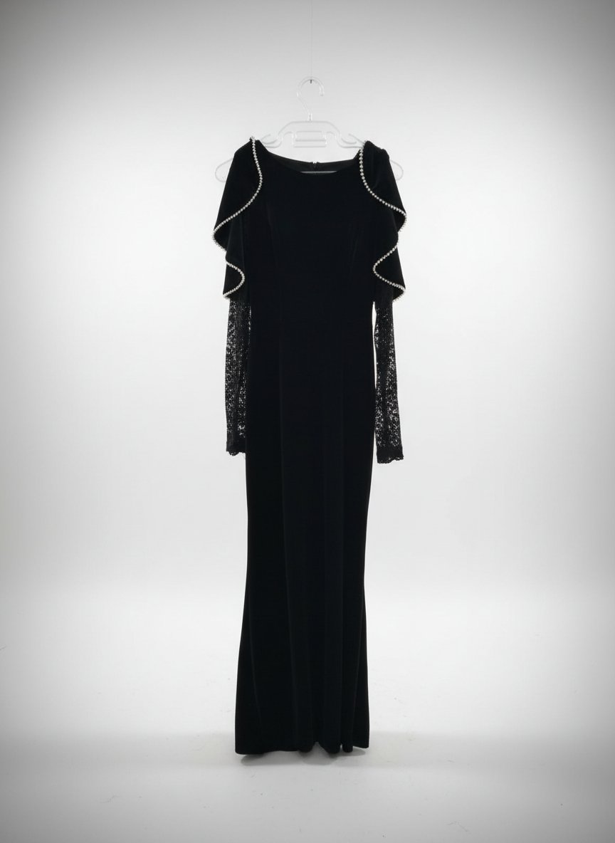 Robe longue noir