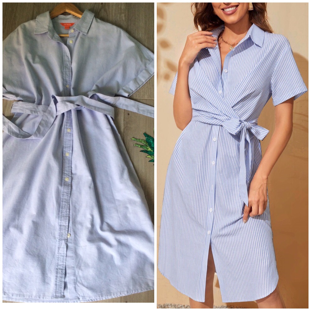chic robe chemisier, neuf