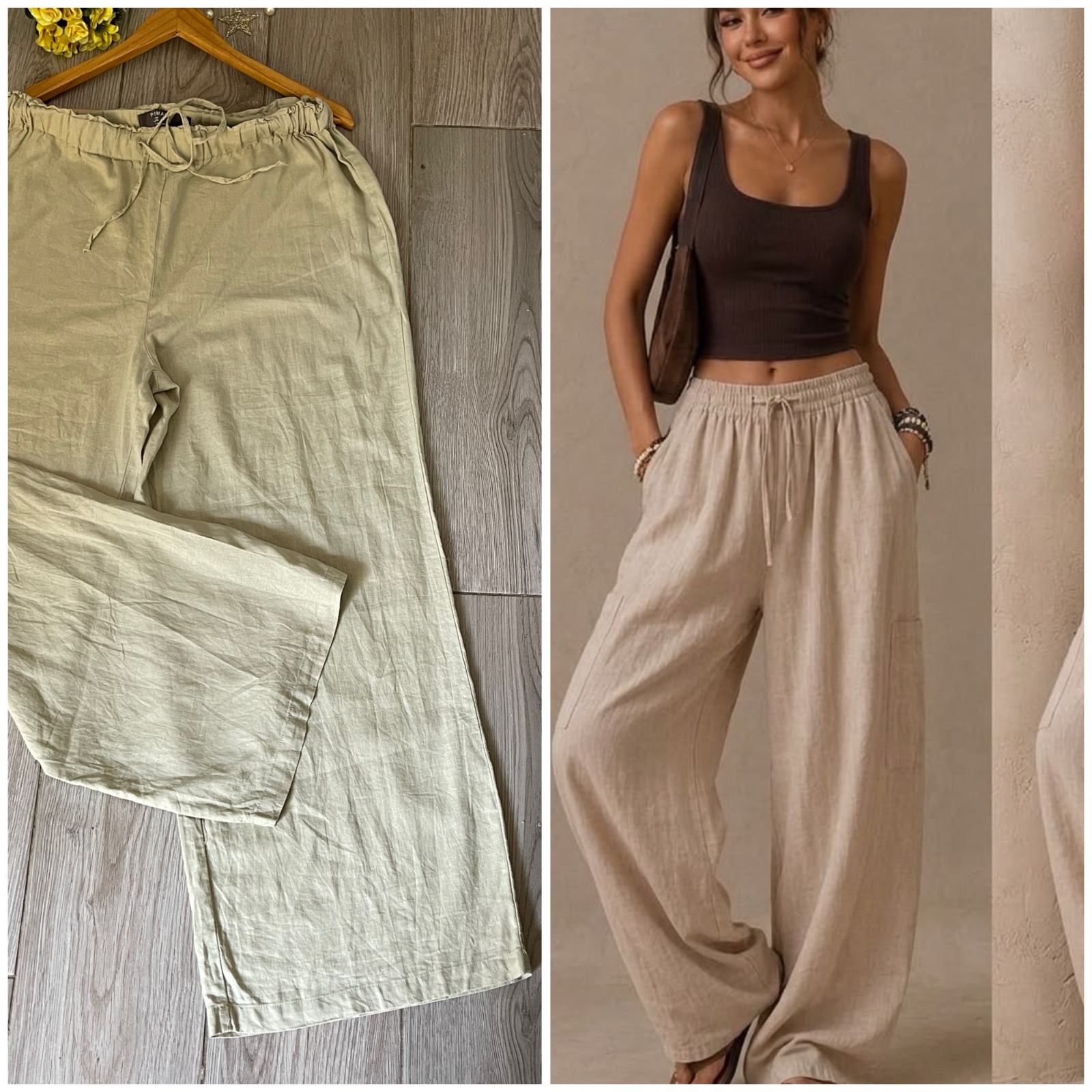 Fluide pantalon kamraya melange 42/44❤️
