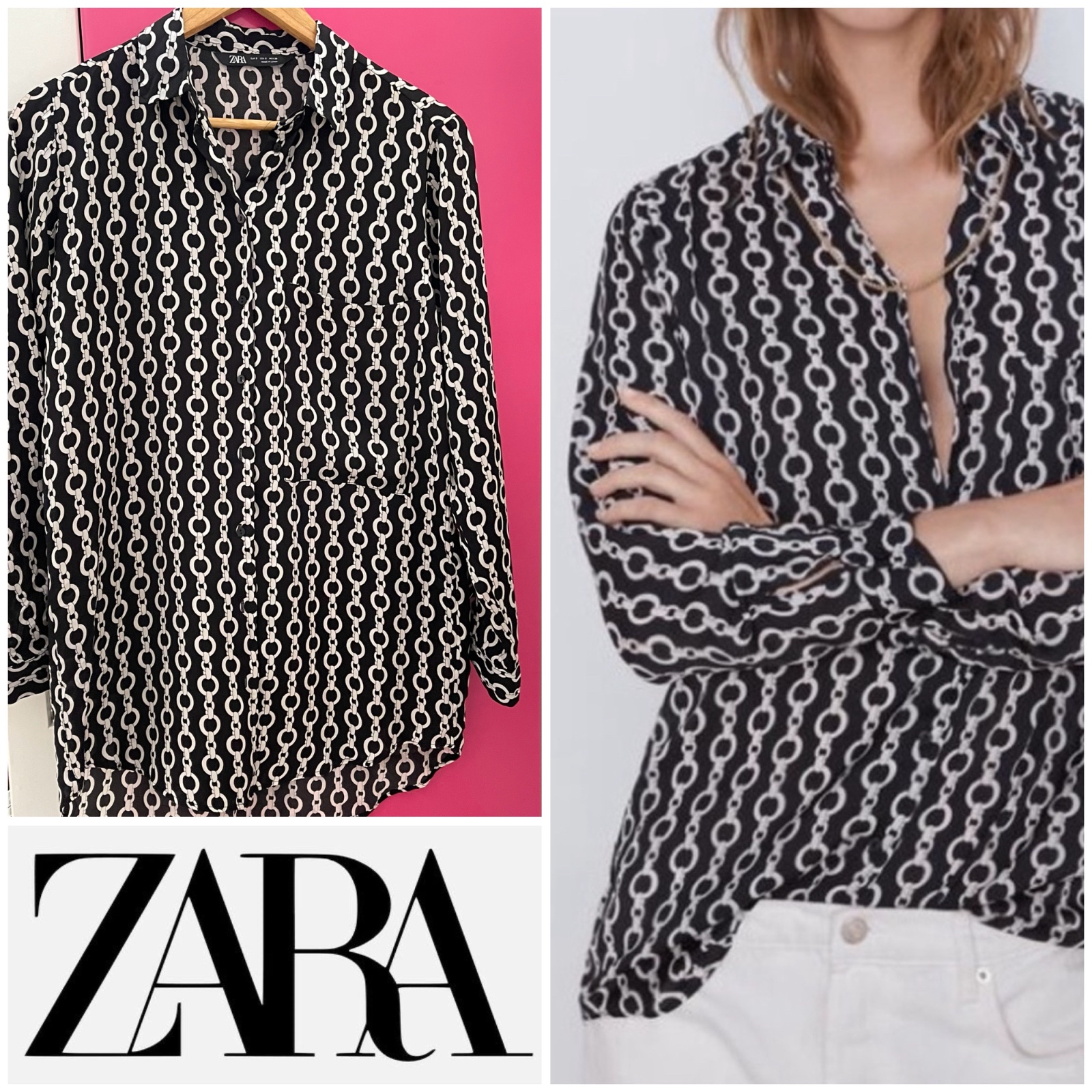 Long chemise zara neuve S/M❤️
