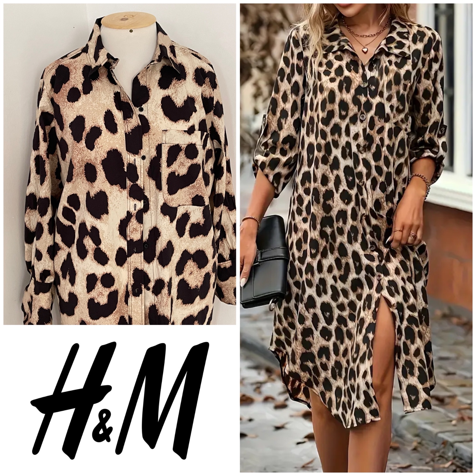 H&M Robe chemisier over size ❤️❤️