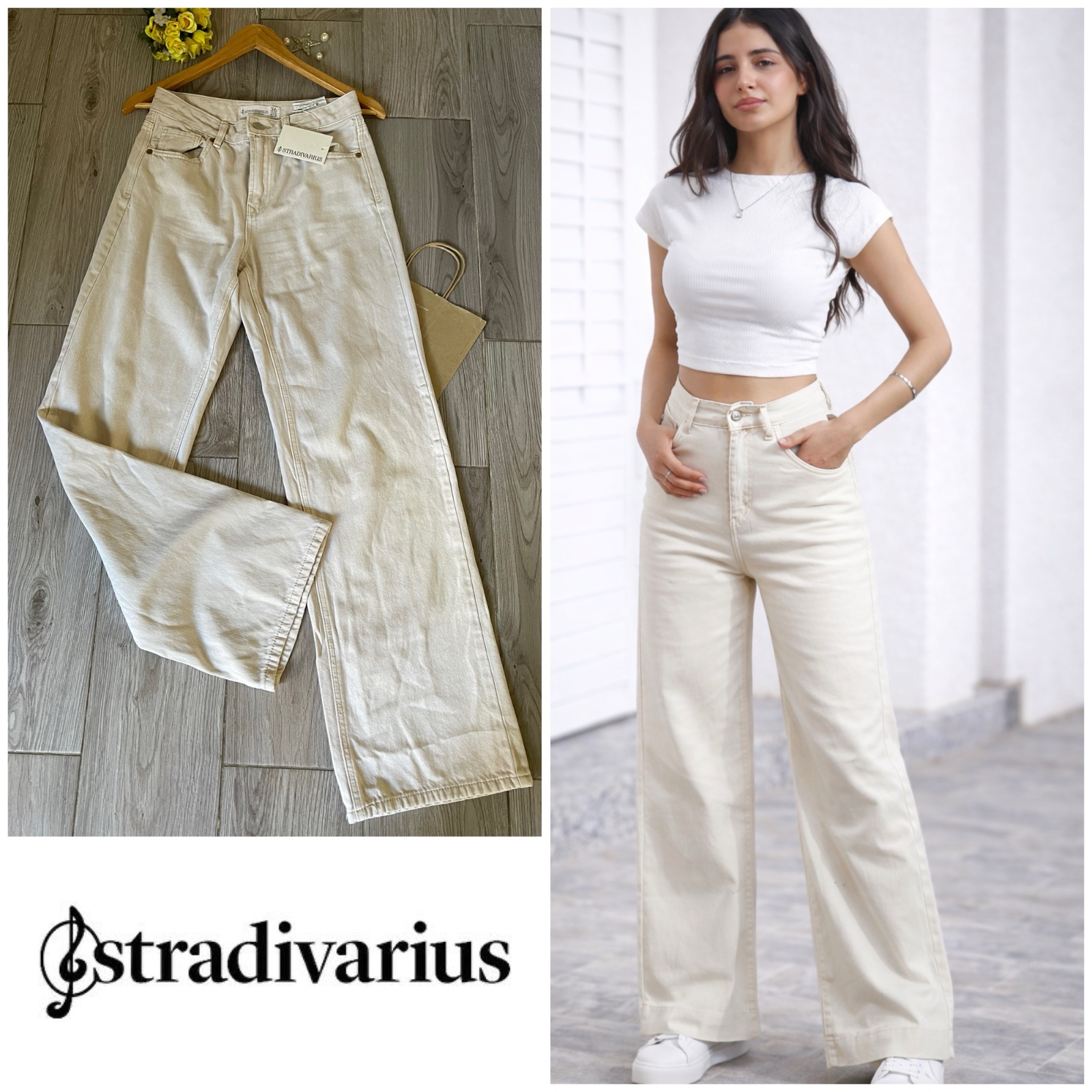 Leg wide jeans stradivarius❤️S/P