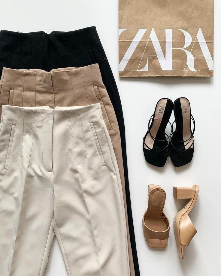 Zara pantalon a cheville Noir neuf M/L❤️