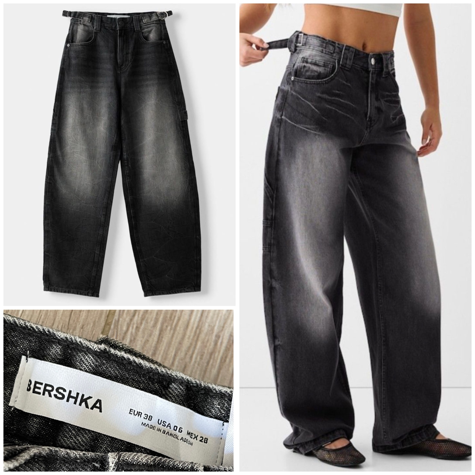 Bershka leg wide jeans ❤️