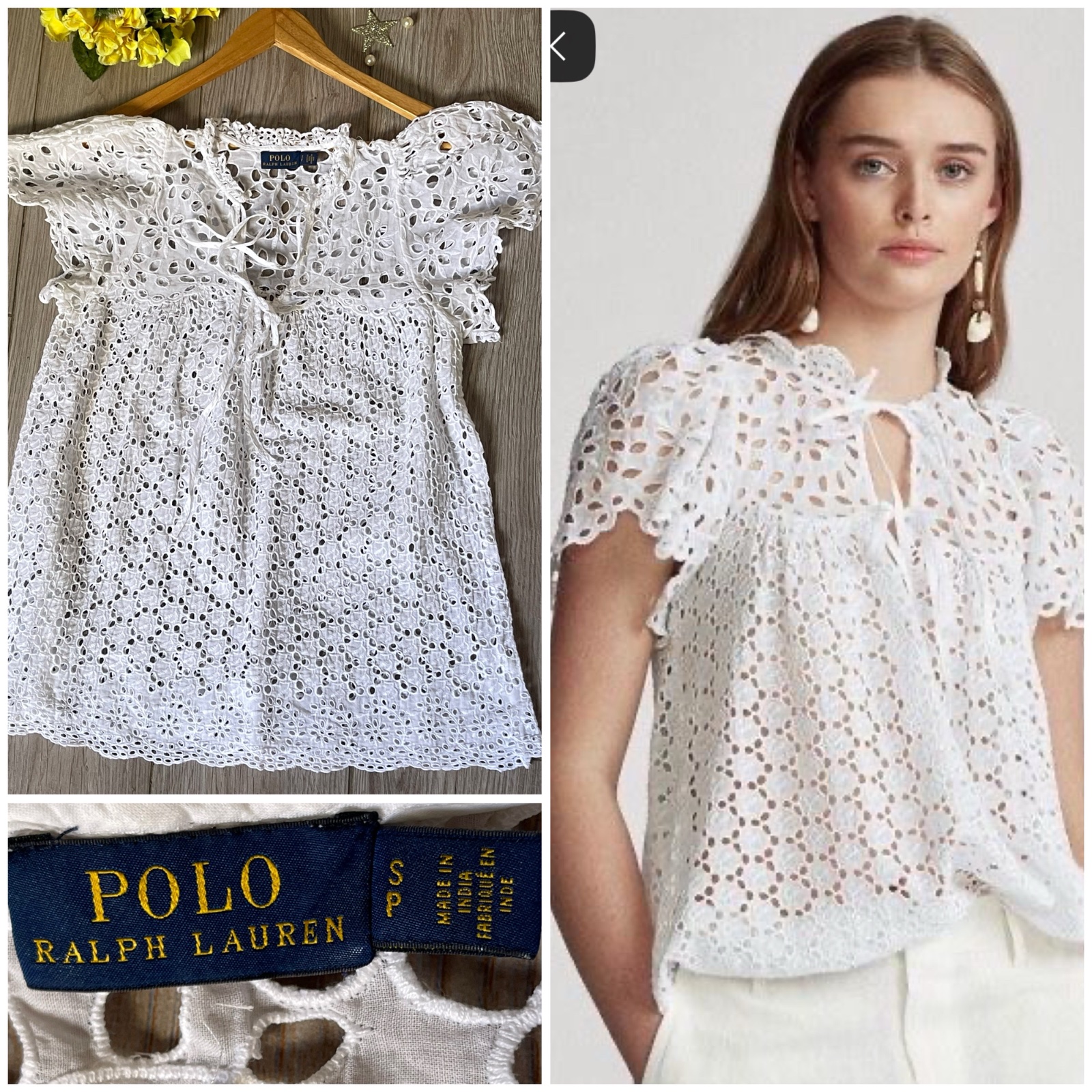Ralph Lauren en broderie😍❤️❤️❤️M/L