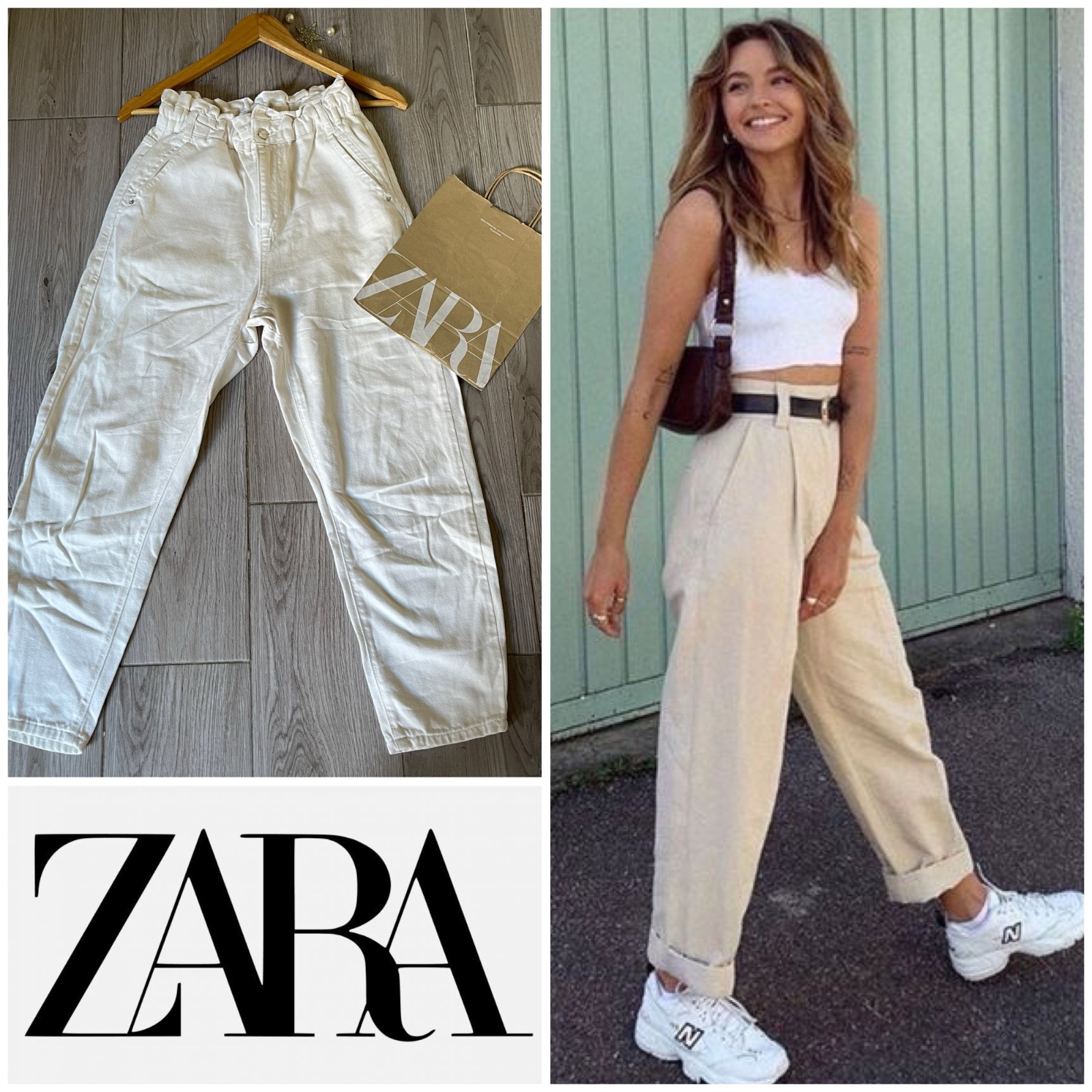 Zara jeans paperbag❤️