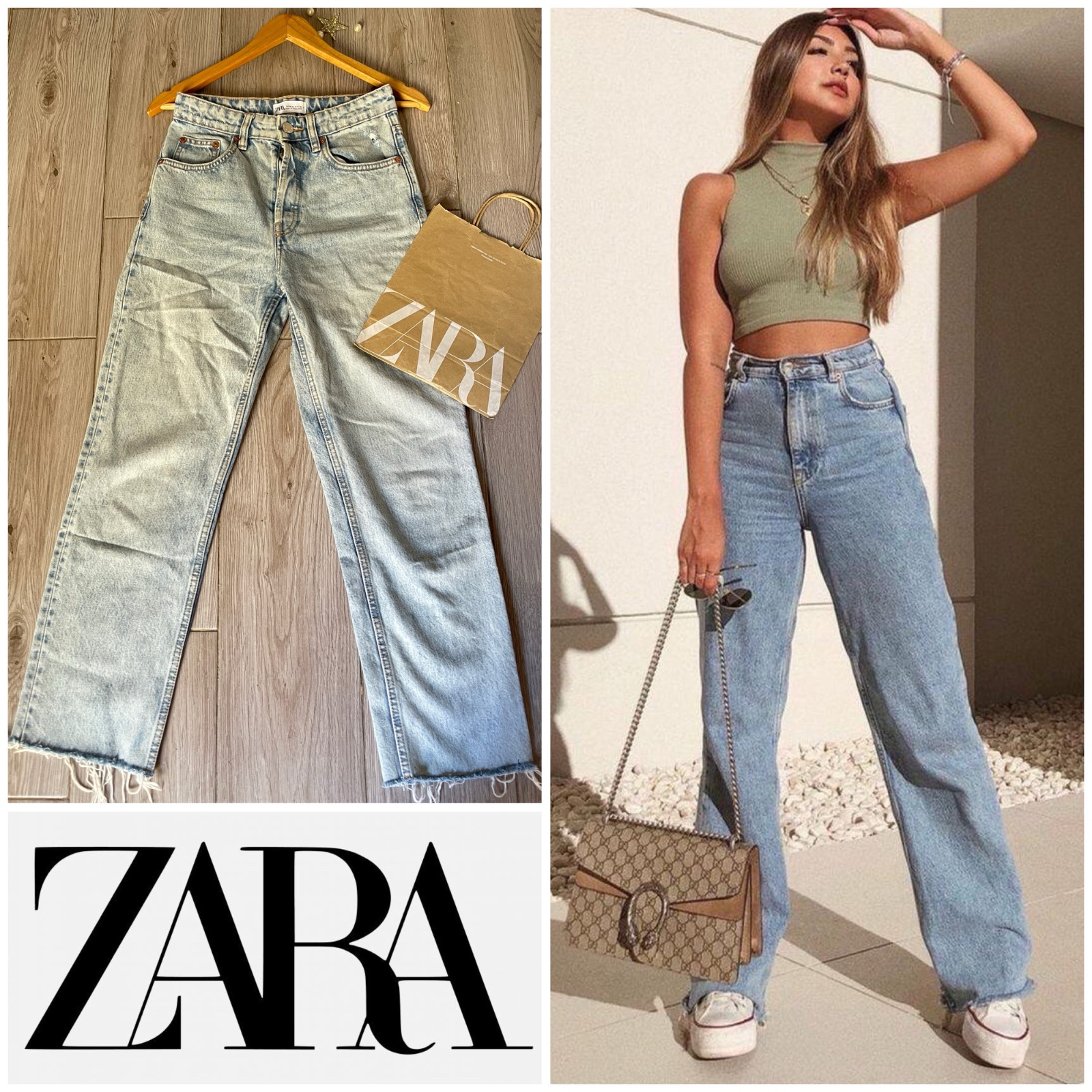 Zara leg jeans❤️neuf