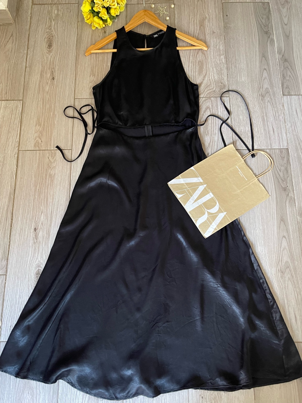 Zara Robe Cutout Silky detail Tie😍❤️❤️❤️