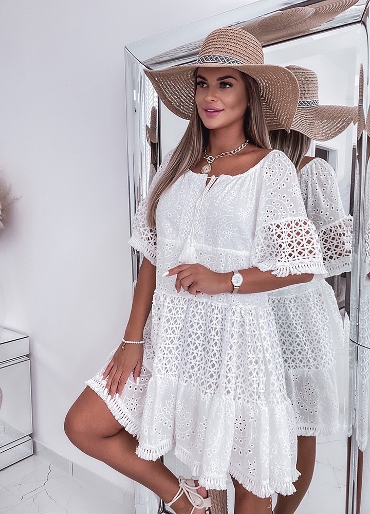 Fluide Robe en broderie M/L/XL😍❤️