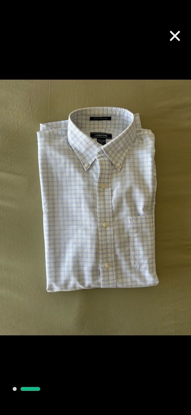 Chemise oxford Lands end 