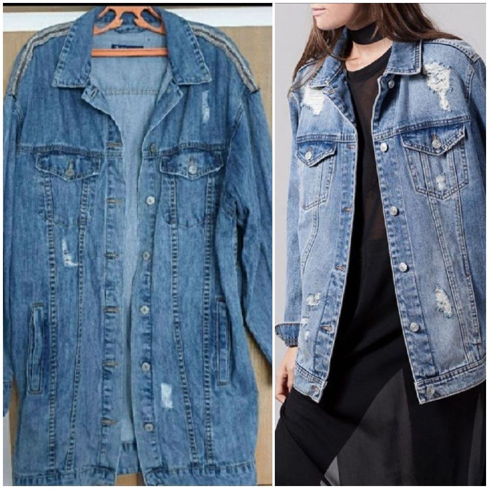 Veste oversize en jean 