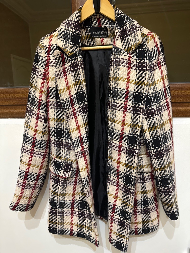 Manteau tweed 