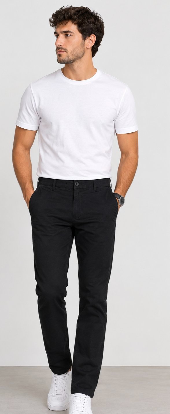 Pantalon homme Springfield – Noir taille 44