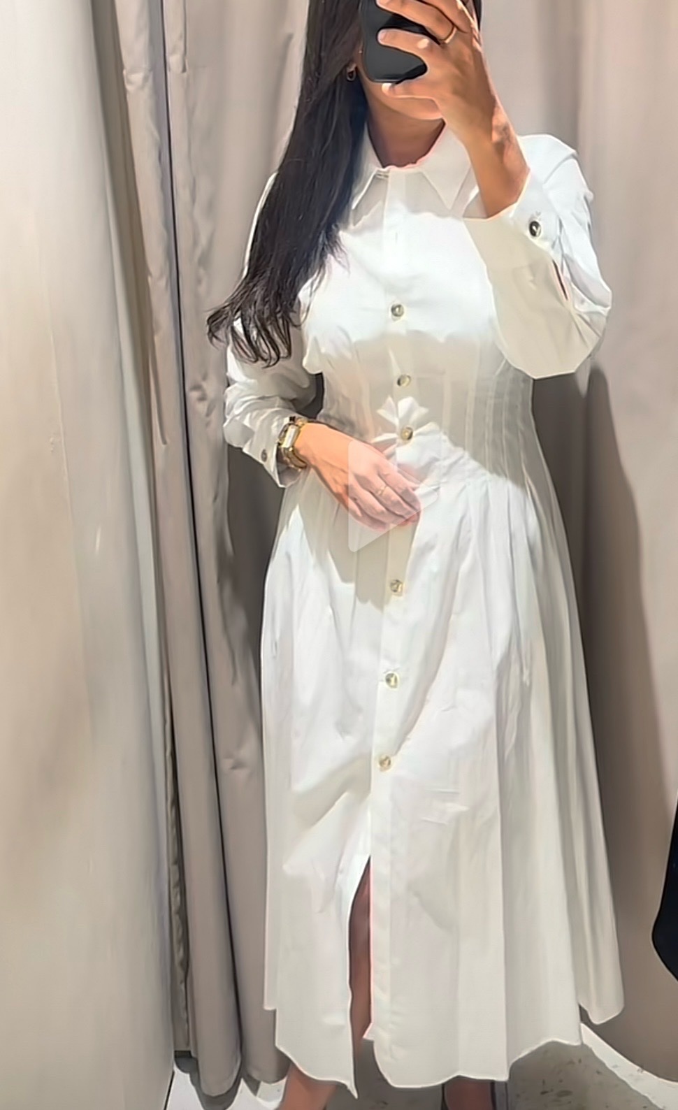 Robe zara en blanc