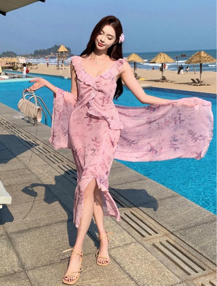 Robe+echarpe