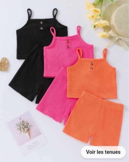 3 tenues fille