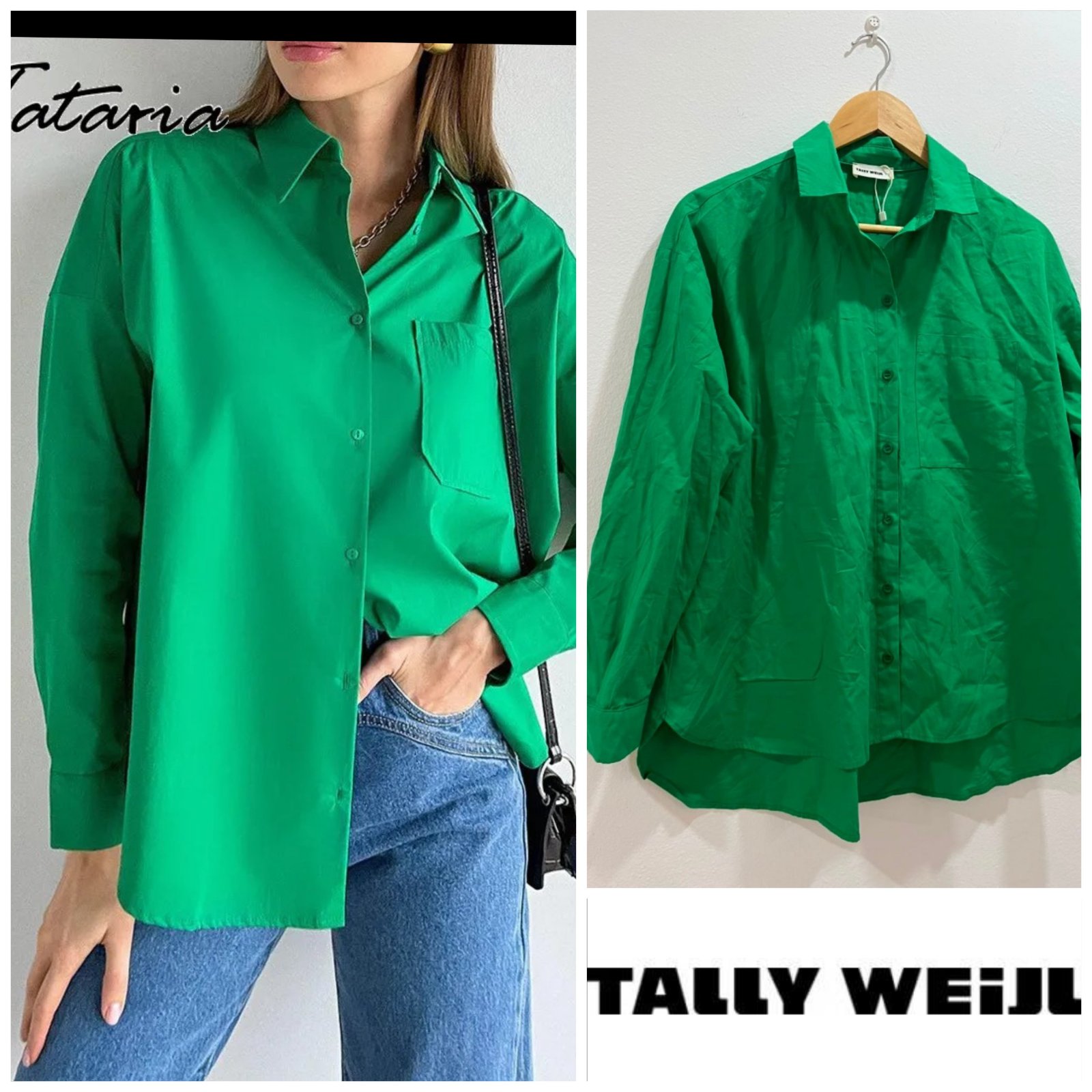 Chemise tally weijl over size neuf