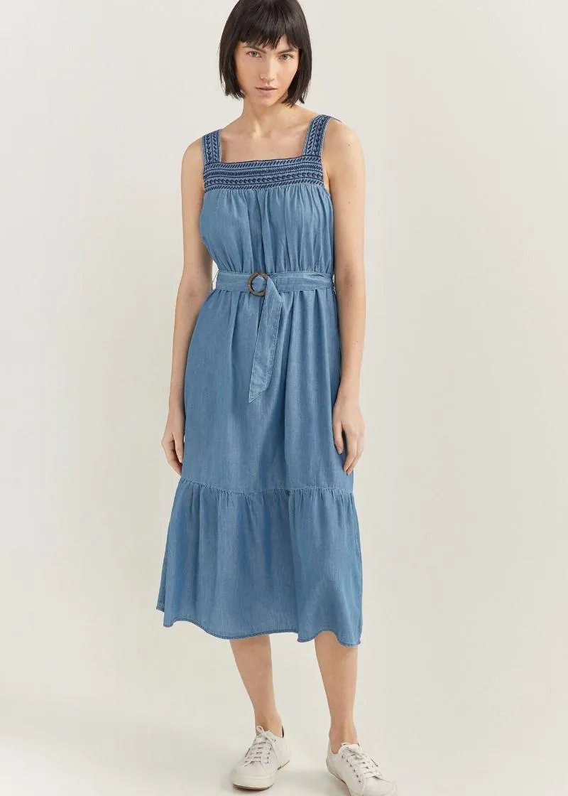 Robe en denim