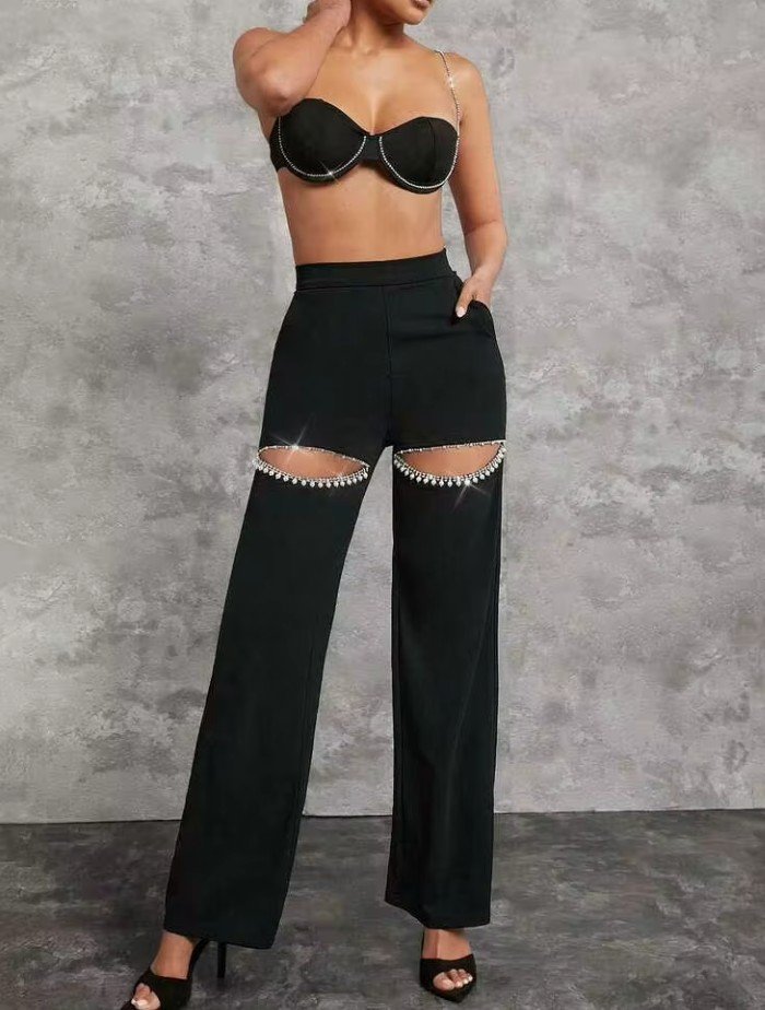 Pantalon noir de la marque shein