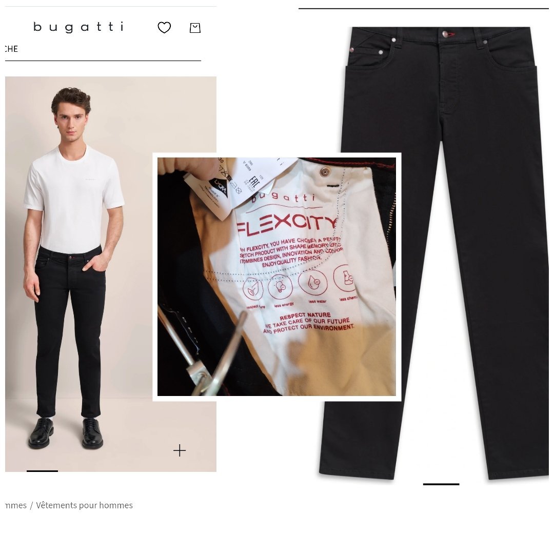 Pantalon homme bugatti taille M L