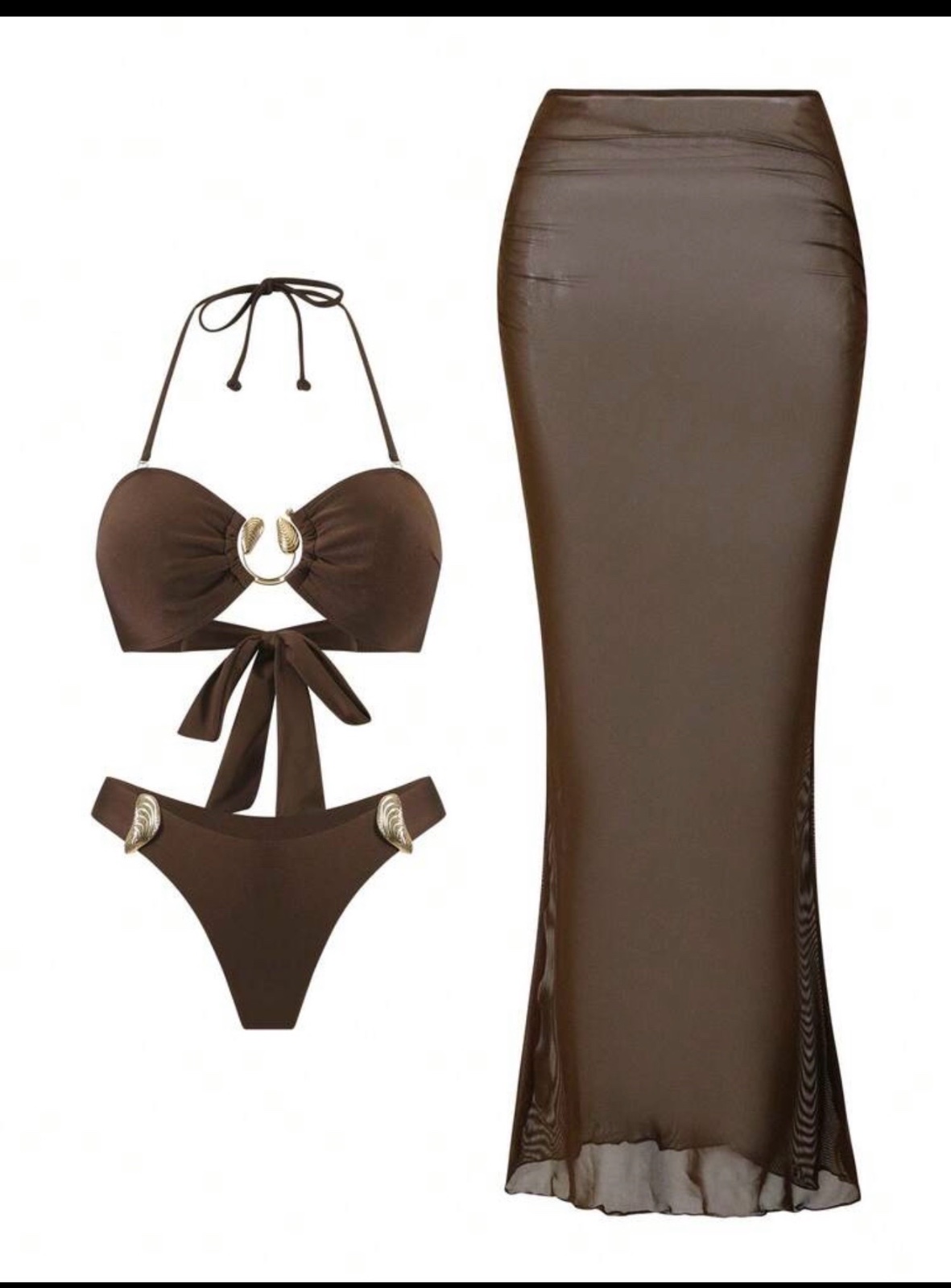 Bikini 3 pcs Shein