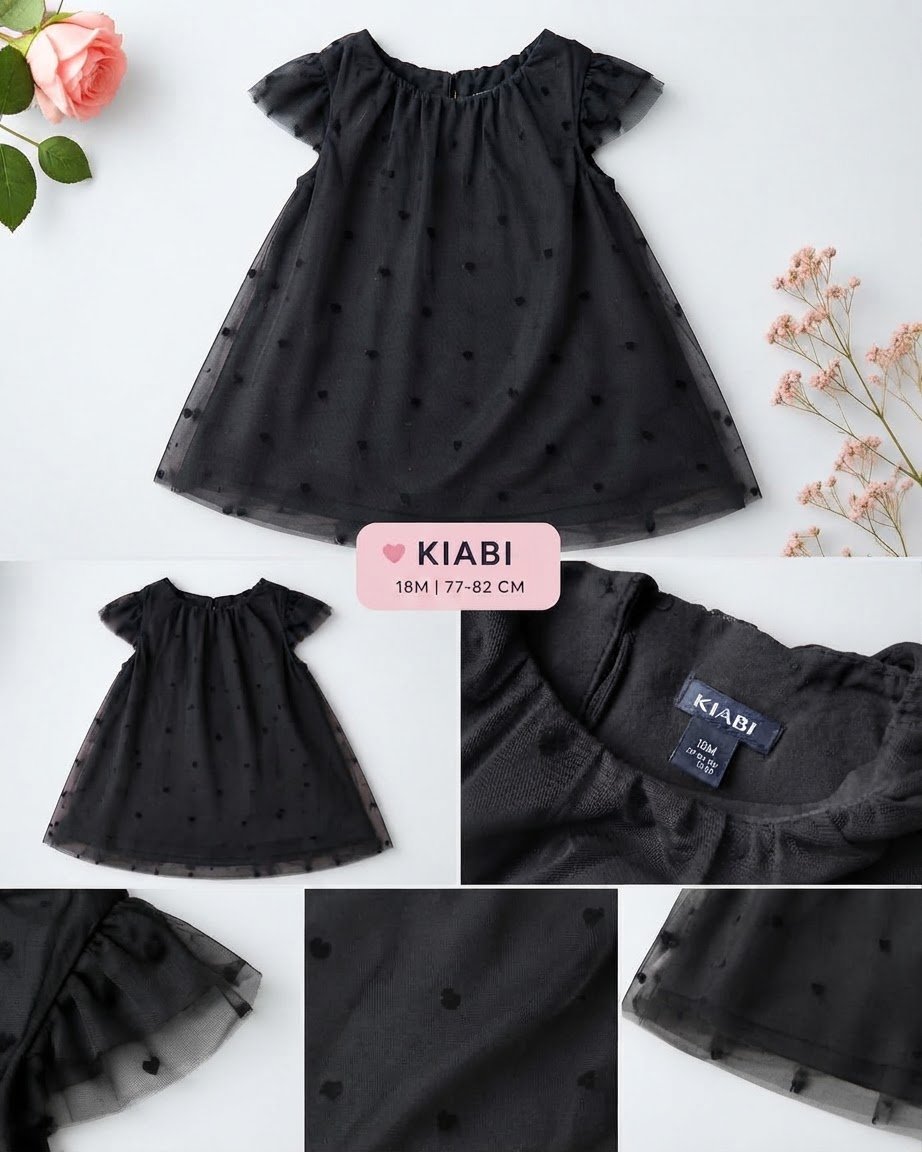 Robe bébé fille noire KIABI