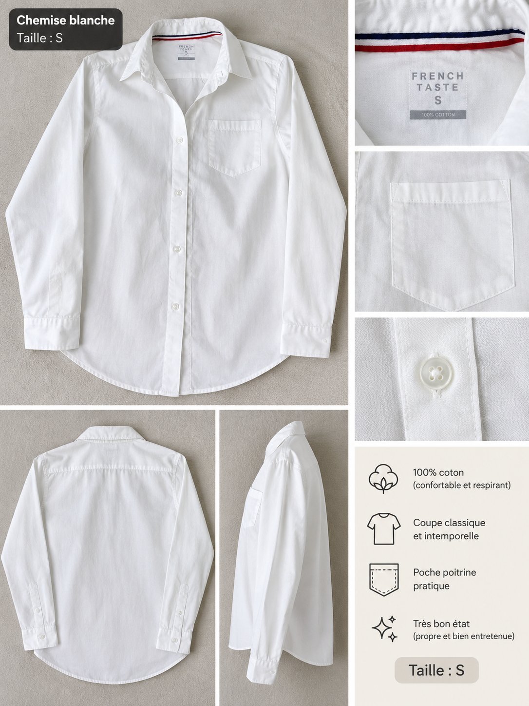 Chemise garcon