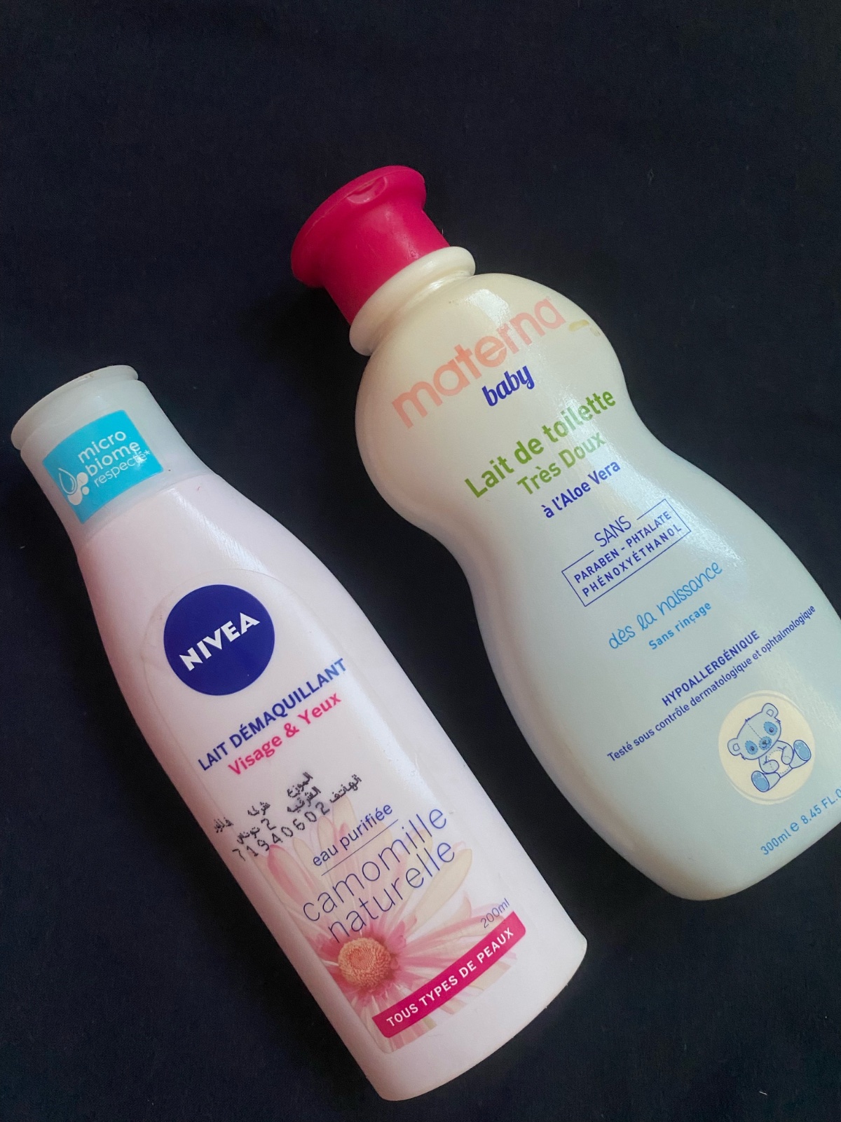Lot de 2 laits nettoyants