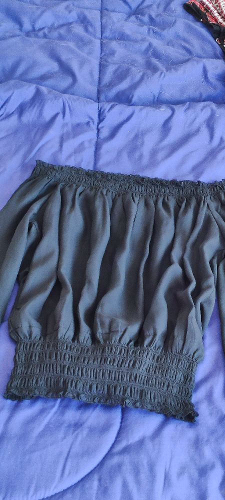 Pull chemise noire