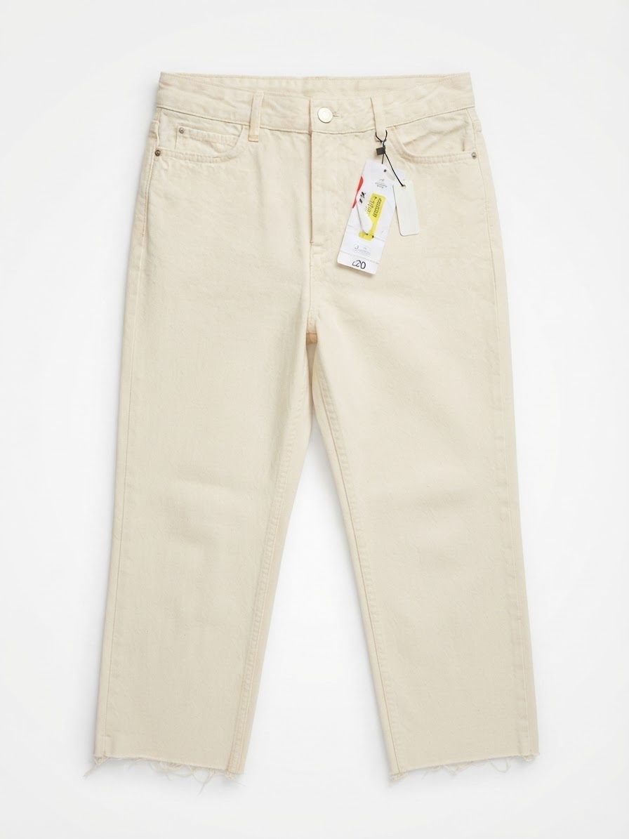 Pantalon jean beige neuf taille 36