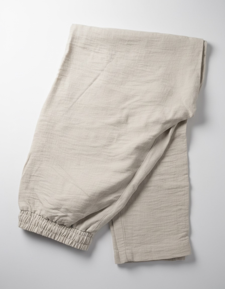 Pantalon léger de couleur beige