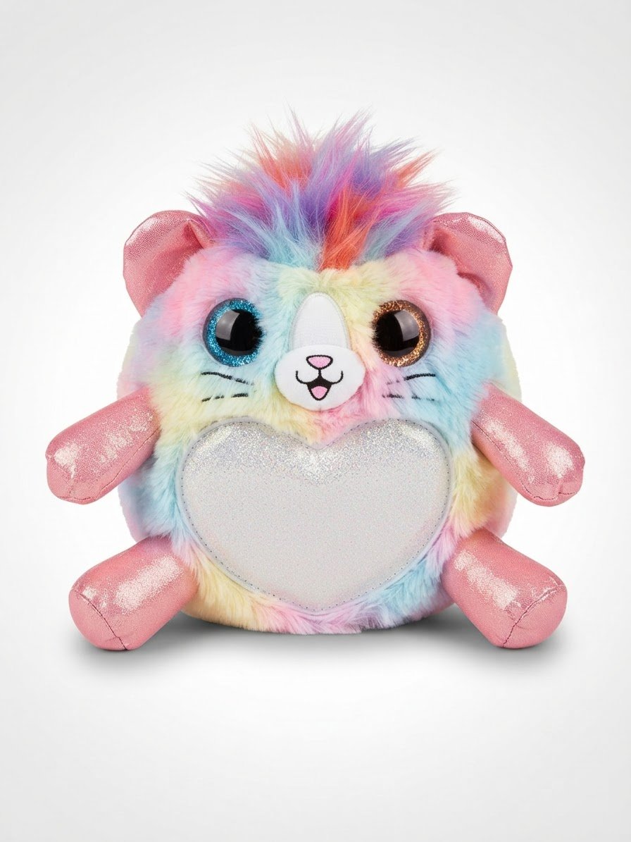 🦄🌈 Peluche ZURU Rainbocorns Wild Heart – Unicorn Rainbow Cat 🐱💖