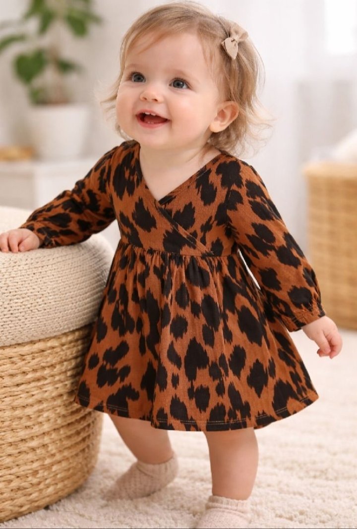 🤎✨ Robe SHEIN imprimé léopard chic ✨🤎