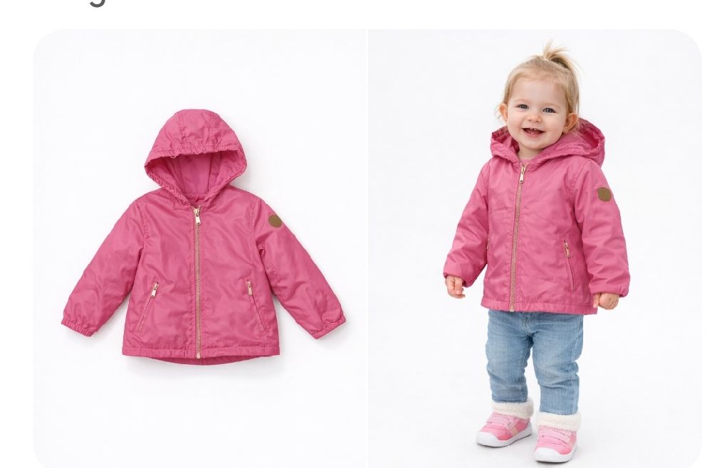 Veste fille rose 🌸 2 ans – trop mignonne ✨