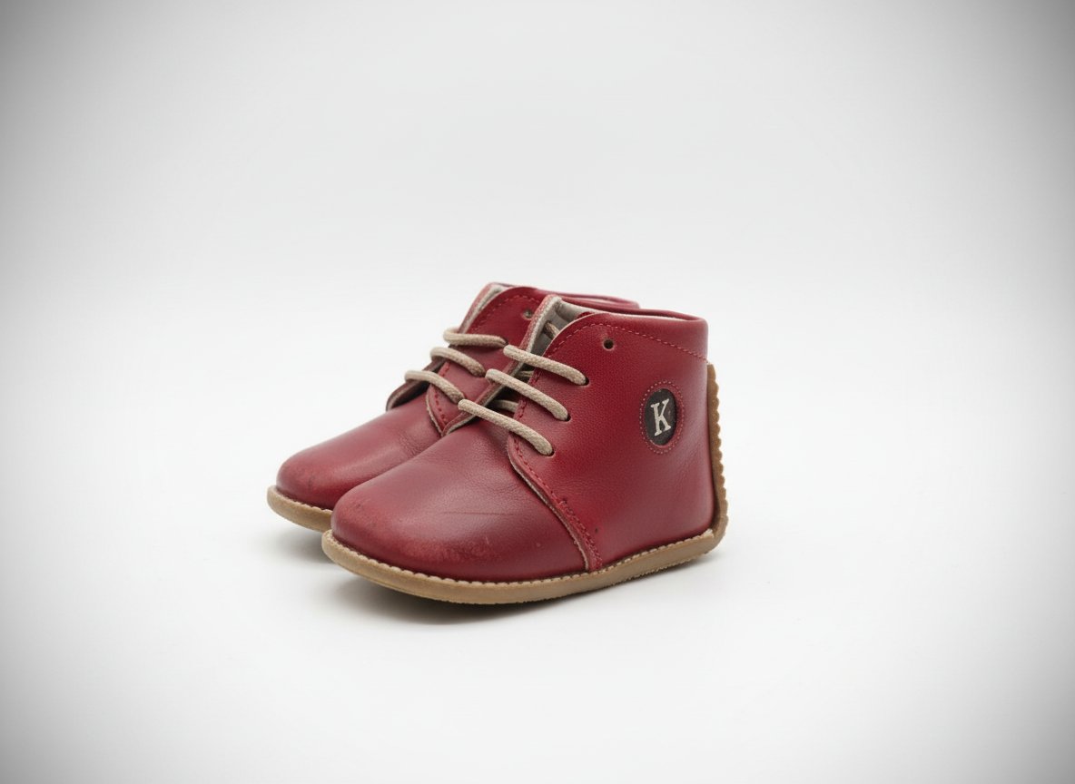 Adorables chaussures premiers pas en cuir ❤️