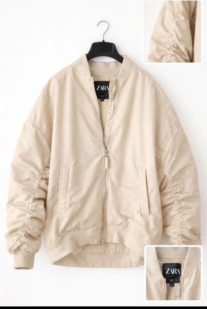 🔥 ZARA Bomber — Pièce Must-Have 🔥