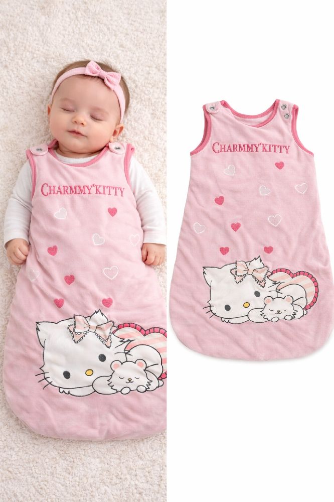 🌸 Gigoteuse bébé Charmmy Kitty – 0 à 3 mois 🌸