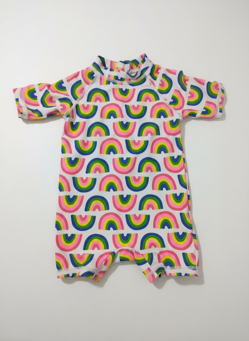 ☀️ lot 2 Maillots de bain bébé anti-UV ☀️🌈