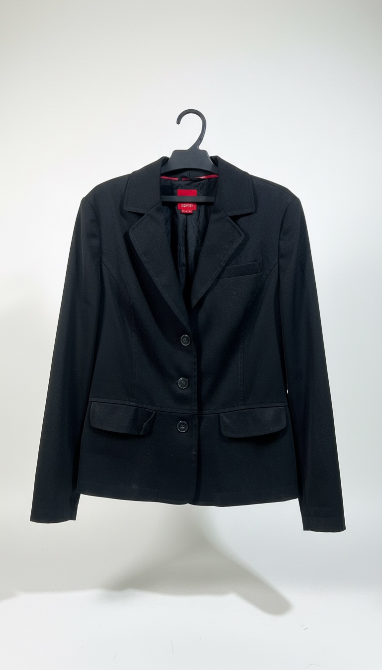 Blazer noir cintré Esprit