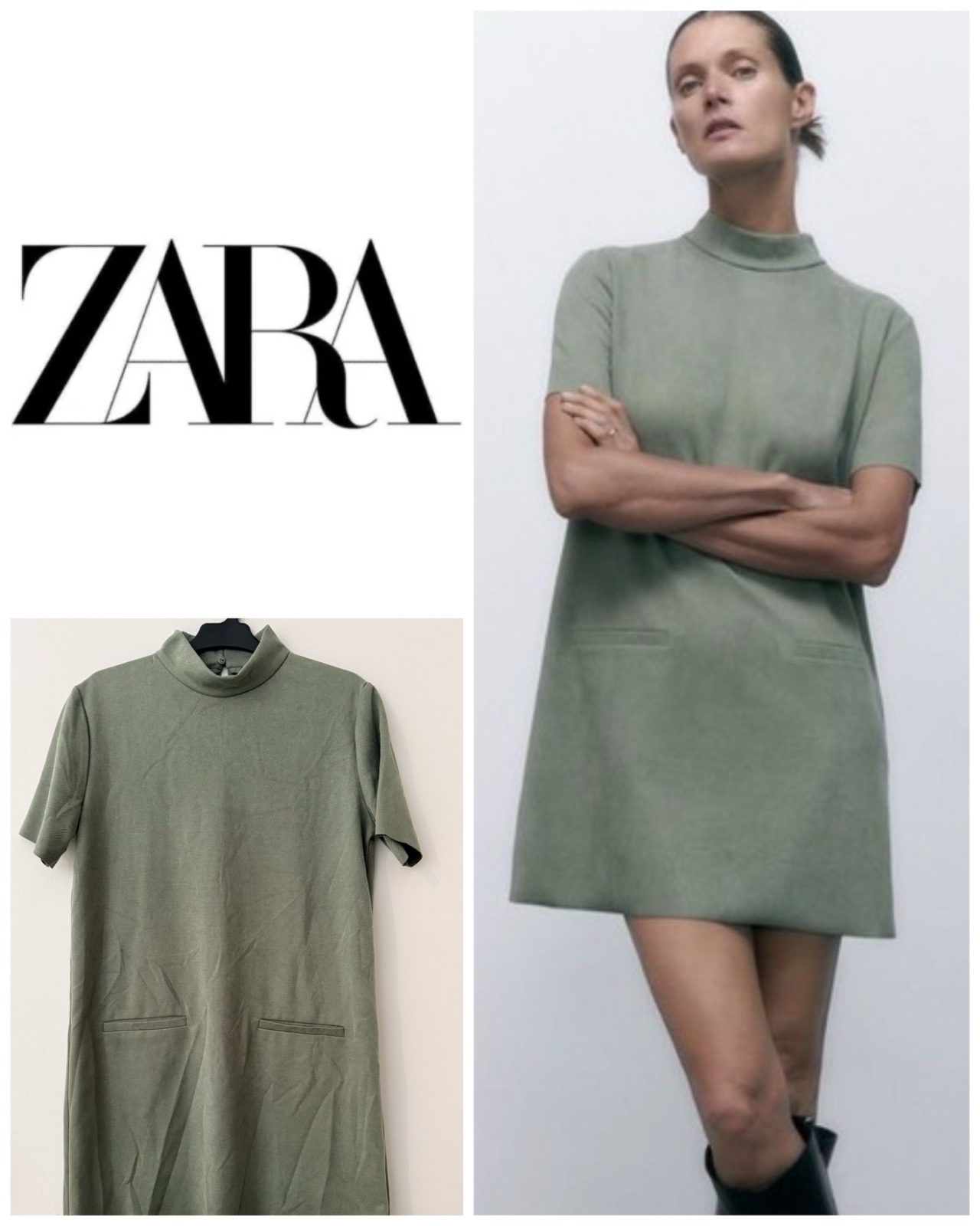 Robe courte zara 