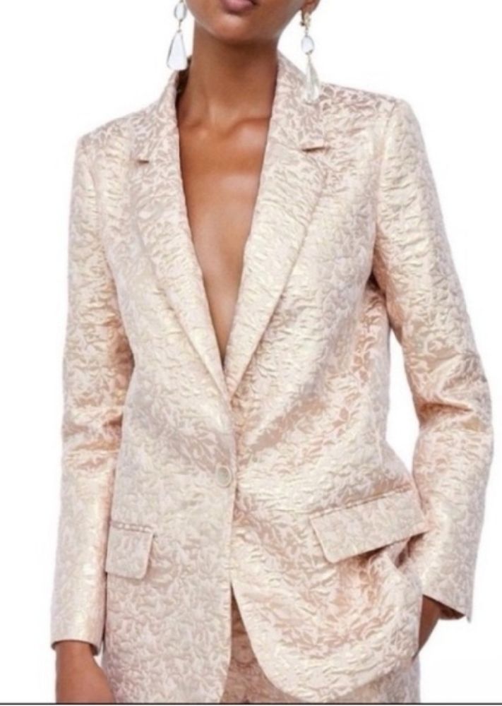 Veste zara couleur champagne 