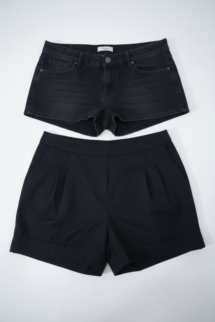 Lot de 2 shorts noirs  taille s (pimkie et belair)