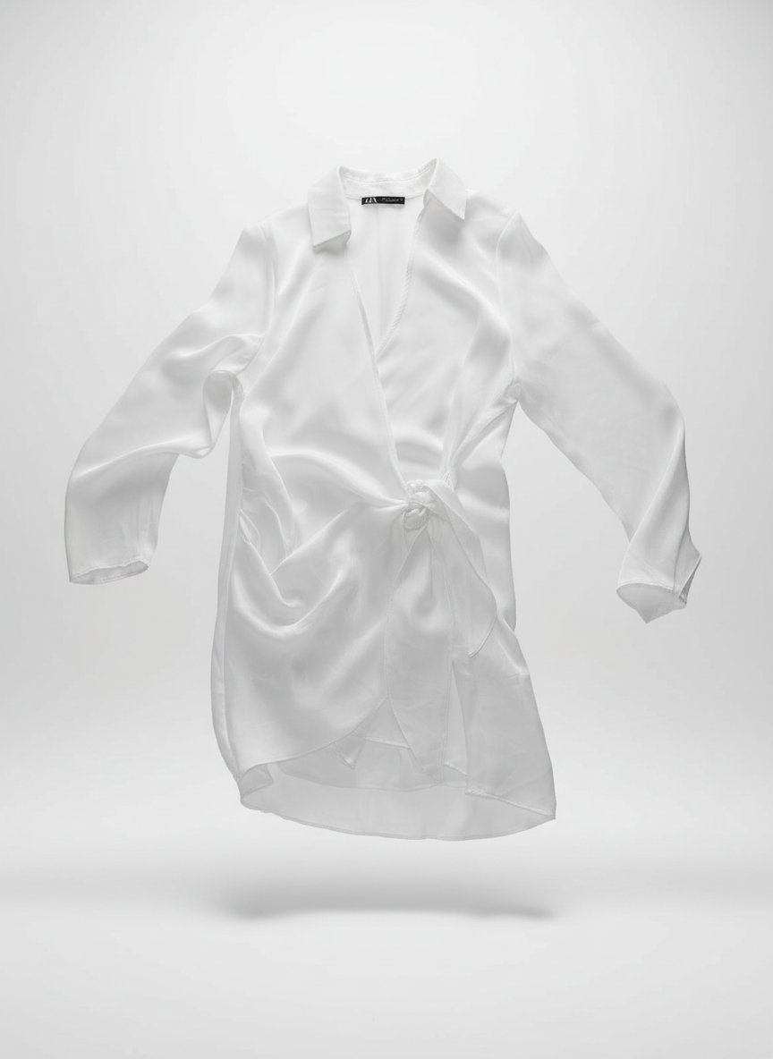 Joli robe satiné zara jamais porté 