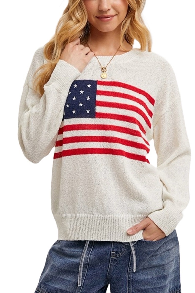 Pull drapeau américain