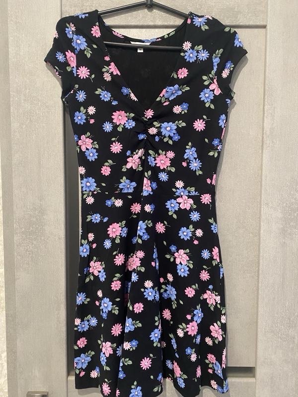 Robe été motif floral