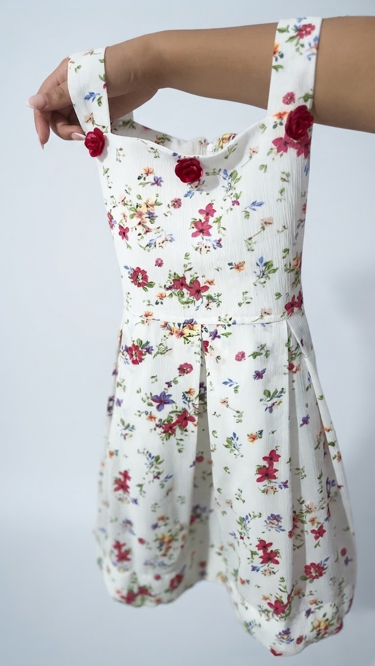 Robe fleurie pour fille