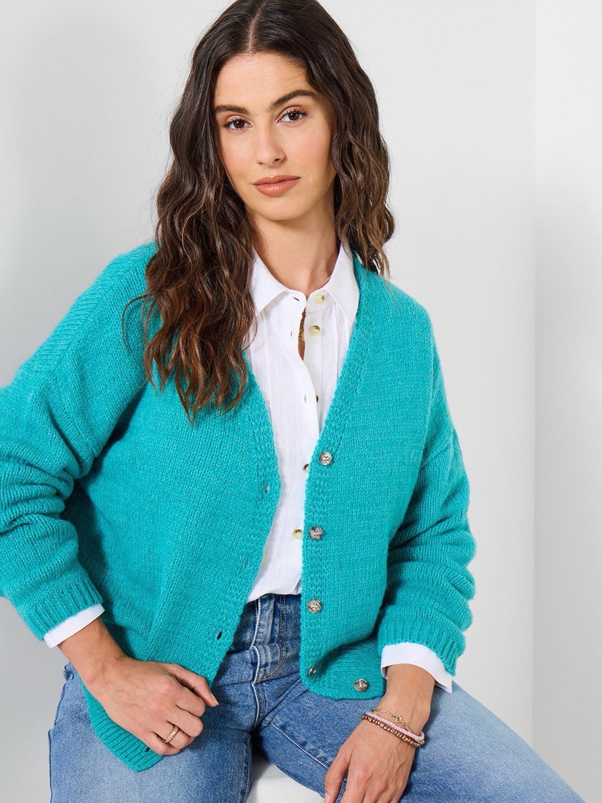 Cardigan boutonné 